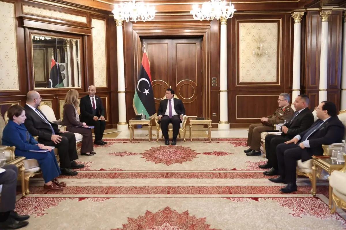 المنفي يؤكد التزام ليبيا بالمعايير الدولية لـ«حقوق الإنسان» المنفي يؤكد التزام ليبيا بالمعايير الدولية لـ«حقوق الإنسان»