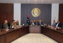 اجتماع أمني برئاسة المنفي حول الأوضاع في العاصمة الليبية اجتماع أمني برئاسة المنفي حول الأوضاع في العاصمة الليبية