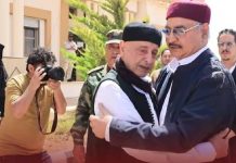 حفتر يطالب عقيلة بزيادة مرتبات منتسبي مليشياته إلى 150% حفتر يطالب عقيلة بزيادة مرتبات منتسبي مليشياته إلى 150%