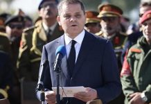 الدبيبة: الوفاء للشهداء يتحقق ببناء مؤسسة عسكرية موحّدة الدبيبة: الوفاء للشهداء يتحقق ببناء مؤسسة عسكرية موحّدة