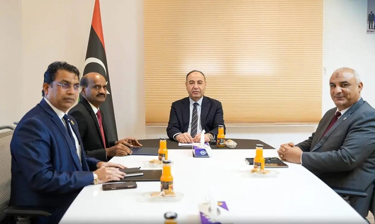 ليبيا والهند تؤكدان مواصلة التشاور لتحقيق المصالح المشتركة ليبيا والهند تؤكدان مواصلة التشاور لتحقيق المصالح المشتركة