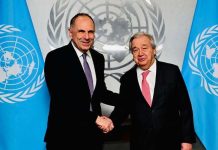 وزير الخارجية اليوناني يُناقش مع غوتيريش تطورات الأوضاع في ليبيا وزير الخارجية اليوناني يُناقش مع غوتيريش تطورات الأوضاع في ليبيا