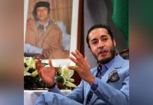 الساعدي القذافي ينفي اتهام أي جهة باغتيال شقيقه الساعدي القذافي ينفي اتهام أي جهة باغتيال شقيقه