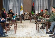 حفتر والمبعوثة الأممية يتفقان على مواصلة التشاور بشأن ليبيا حفتر والمبعوثة الأممية يتفقان على مواصلة التشاور بشأن ليبيا