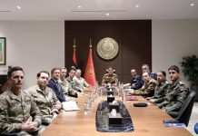 النمروش يبحث مع قيادة أفريكوم التعاون العسكري النمروش يبحث مع قيادة أفريكوم التعاون العسكري