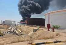 انفجار مخزن ذخيرة جنوب مصراتة الليبية دون خسائر بشرية انفجار مخزن ذخيرة جنوب مصراتة الليبية دون خسائر بشرية
