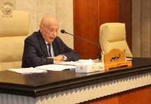 عقيلة صالح يؤكد أن مقترح لجنة (4+4) متوافق مع رؤية مجلس النواب عقيلة صالح يؤكد أن مقترح لجنة (4+4) متوافق مع رؤية مجلس النواب