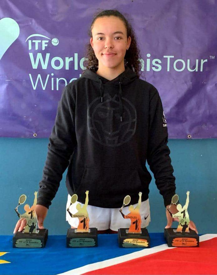 Tennis – Circuit Mondial Juniors U18 grade 4 : Doublé de Dune Pelasoa en Namibie Tennis – Circuit Mondial Juniors U18 grade 4 : Doublé de Dune Pelasoa en Namibie