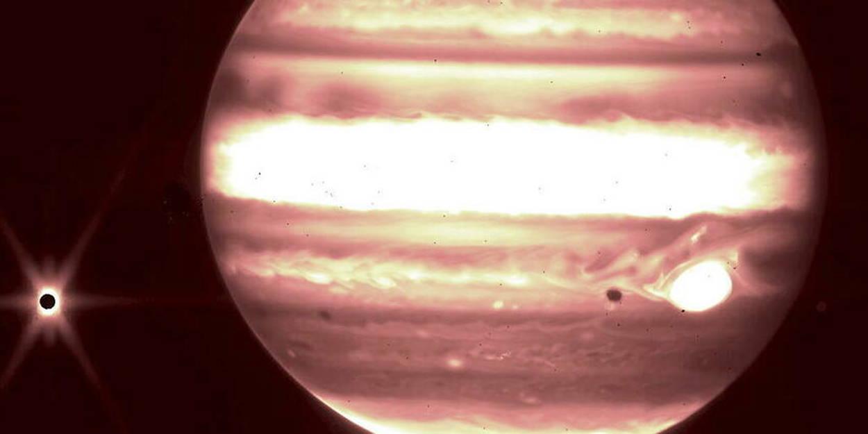 La planète géante Jupiter immortalisée par James-Webb La planète géante Jupiter immortalisée par James-Webb