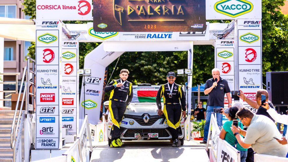 RALLYE TERRE D’ALÉRIA – CLIO TROPHY – Mika Rasoamaromaka troisième chez les juniors RALLYE TERRE D’ALÉRIA – CLIO TROPHY – Mika Rasoamaromaka troisième chez les juniors