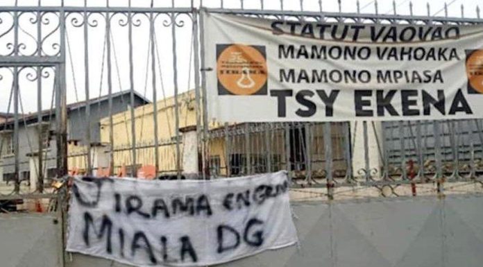 Menace de Grève à la Jirama entre Direction et Syndicat Menace de Grève à la Jirama entre Direction et Syndicat