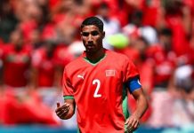 Achraf Hakimi Rejoint Lions de L’Atlas pour CAN 2025 Achraf Hakimi Rejoint Lions de L’Atlas pour CAN 2025