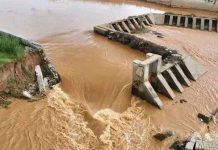 Rupture Partielle de la Digue du Fleuve Sisaony Rupture Partielle de la Digue du Fleuve Sisaony