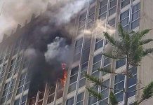 Incendie au Ministère de L’Intérieur À Anosy Incendie au Ministère de L'Intérieur À Anosy