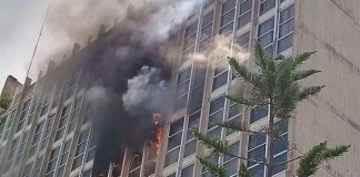 Incendie au Ministère de L’Intérieur À Anosy Incendie au Ministère de L'Intérieur À Anosy