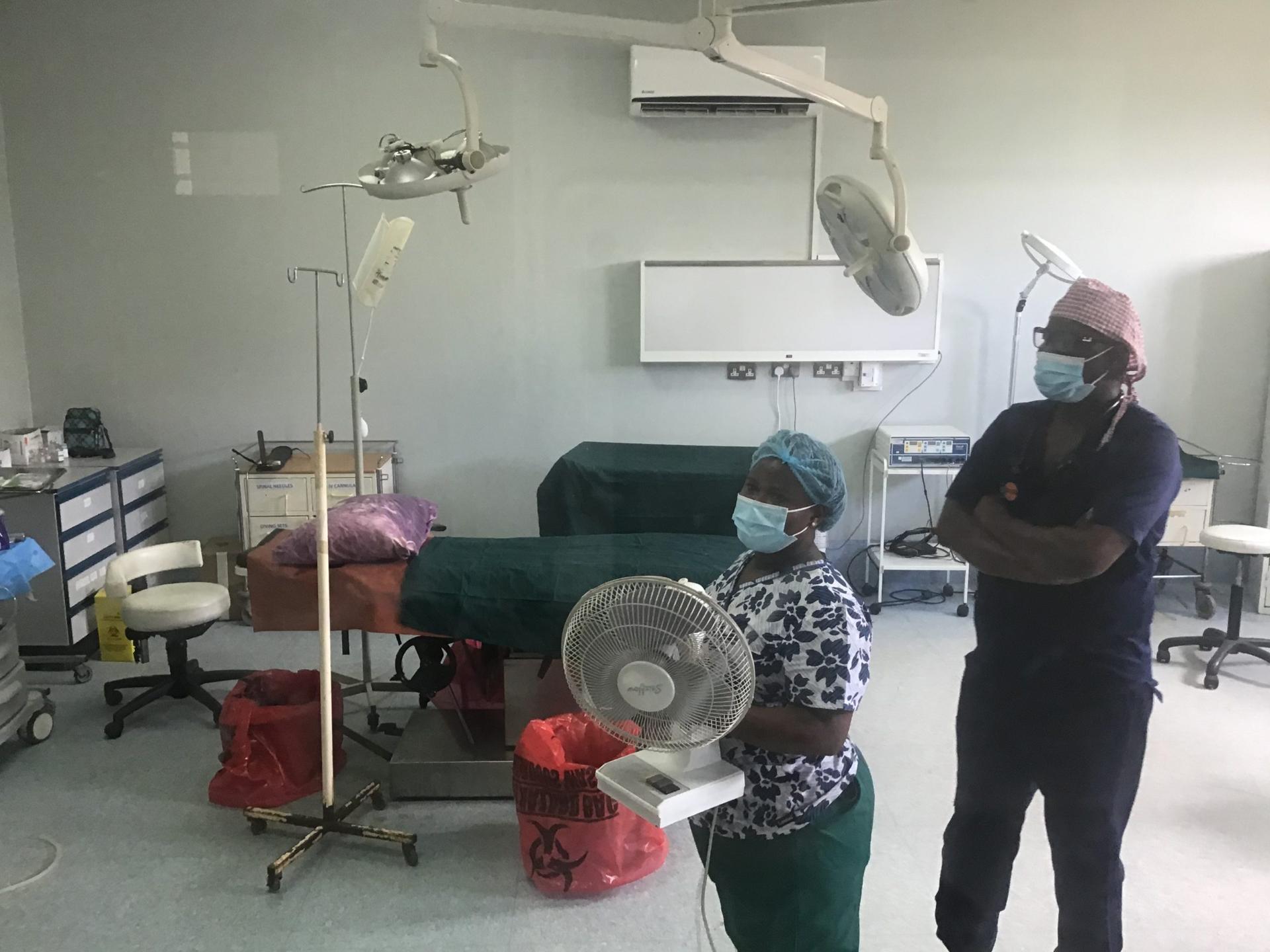 Chiradzulu Hospital theatre staff were using a fan during surgery: NBM Capital Markets donates air conditioning Chiradzulu Hospital theatre staff were using a fan during surgery: NBM Capital Markets donates air conditioning