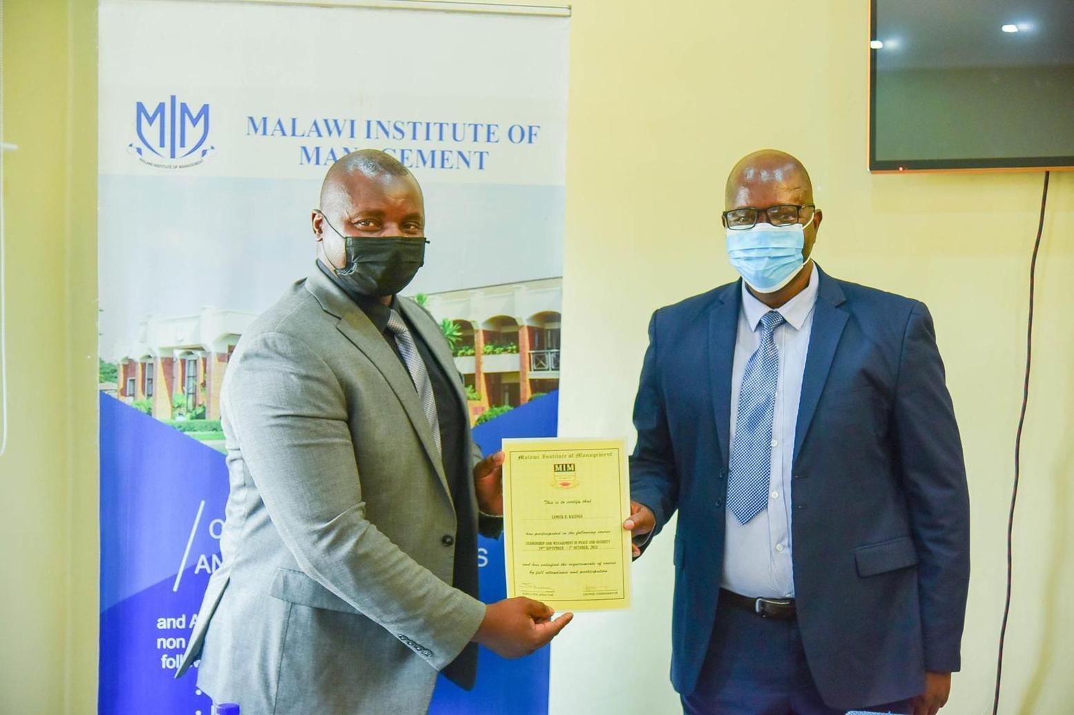 MIM drills MDF and Police in Peace and Security Leadership and Management training MIM drills MDF and Police in Peace and Security Leadership and Management training