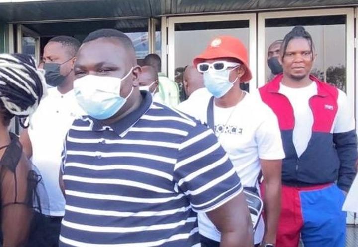 South African artist Mr. Brown arrives for Hangout Music Festival, Makhadzi expected to arrive this afternoon South African artist Mr. Brown arrives for Hangout Music Festival, Makhadzi expected to arrive this afternoon