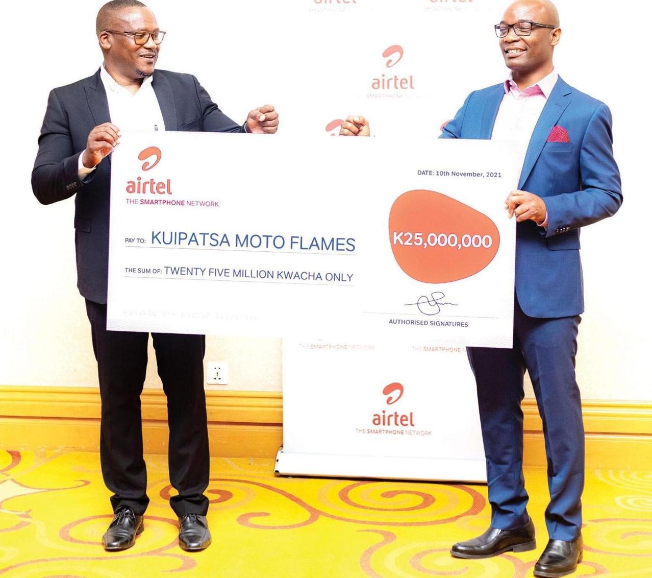 Airtel pumps additional K10 million into Flames drive