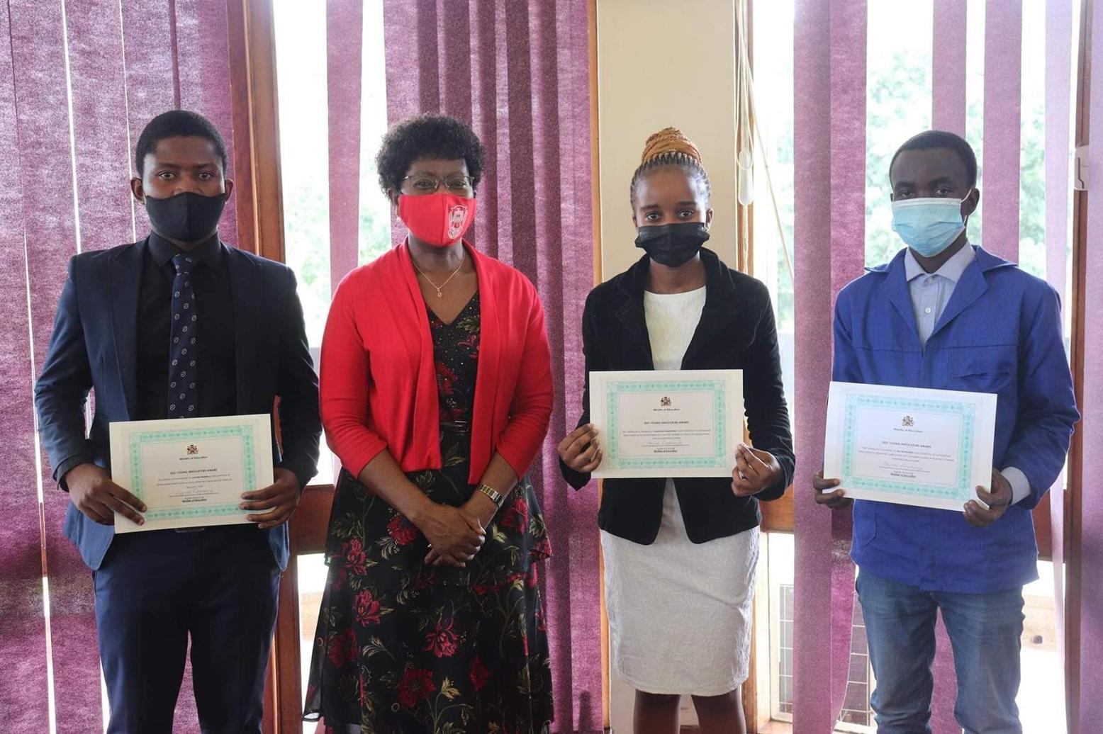 Ministry of Education awards three young people
