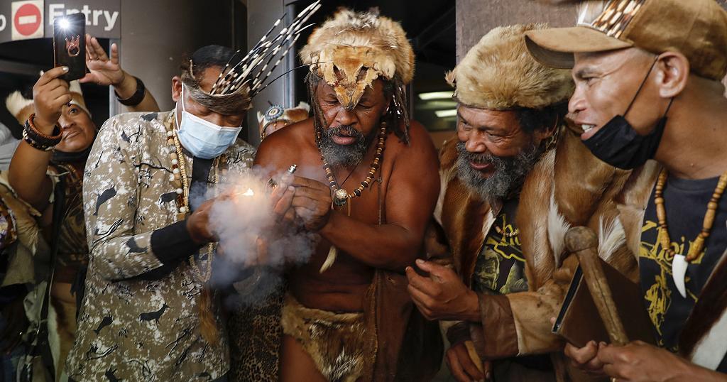 South African indigenous 'king' released on warning after cannabis arrest