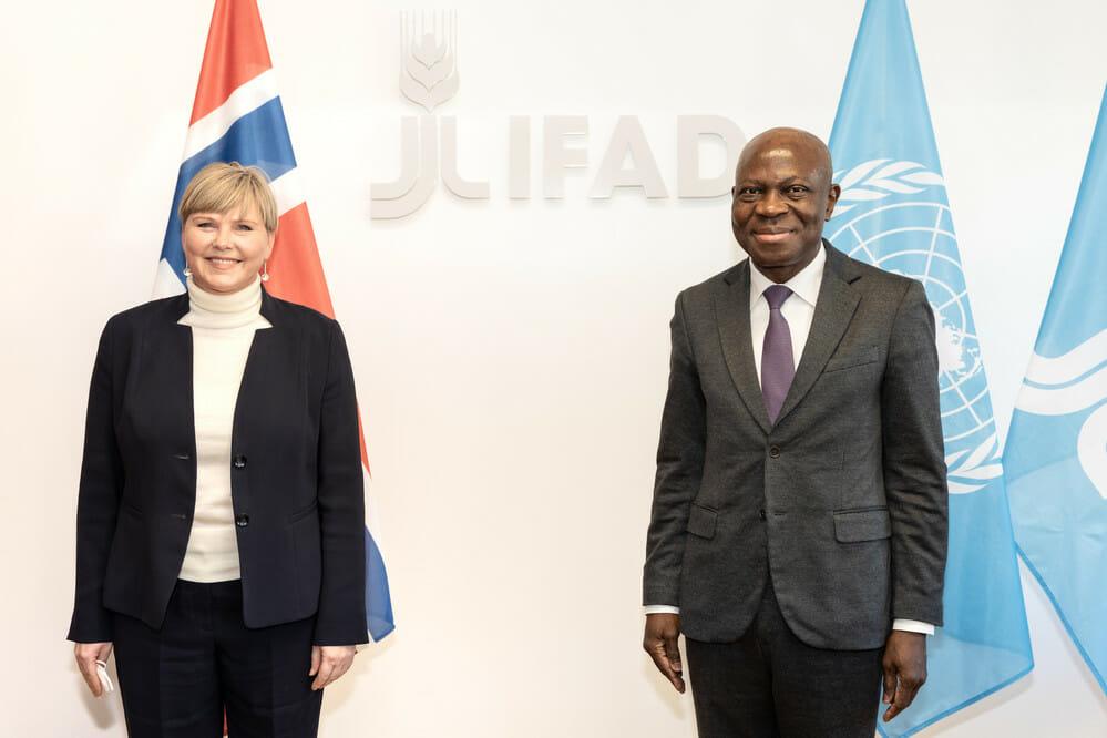 Norwegian Minister Tvinneriem and IFAD President Houngbo to visit Malawi in wake of storms to discuss climate resilience and hunger Norwegian Minister Tvinneriem and IFAD President Houngbo to visit Malawi in wake of storms to discuss climate resilience and hunger