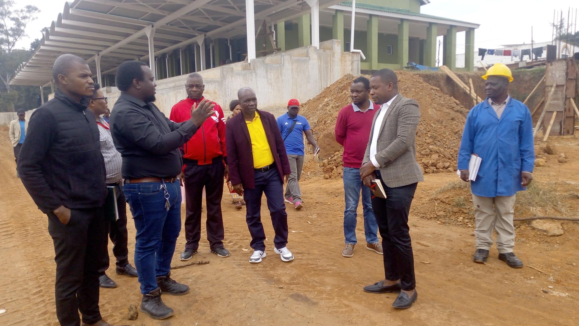 Mayor impressed with progress of Zomba Stadium rehabilitation