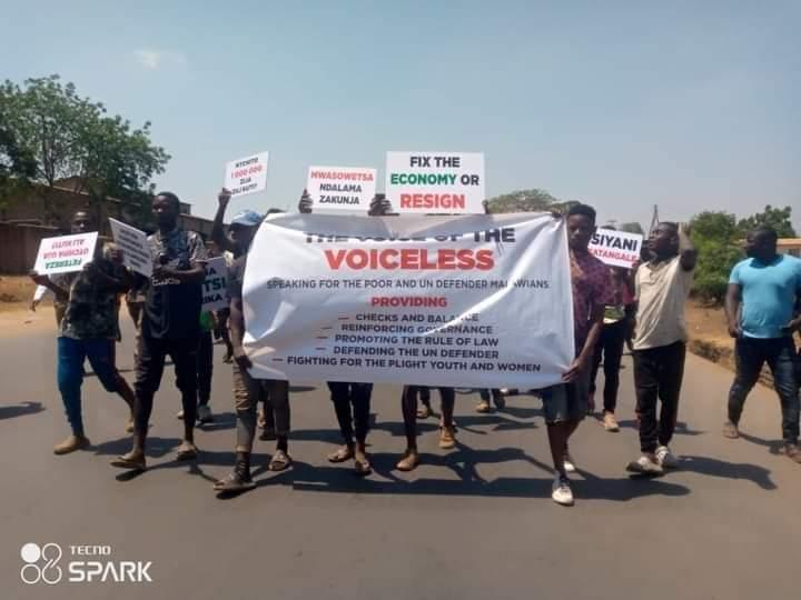 Handful protesters participate in demos on escalating cost of living Handful protesters participate in demos on escalating cost of living