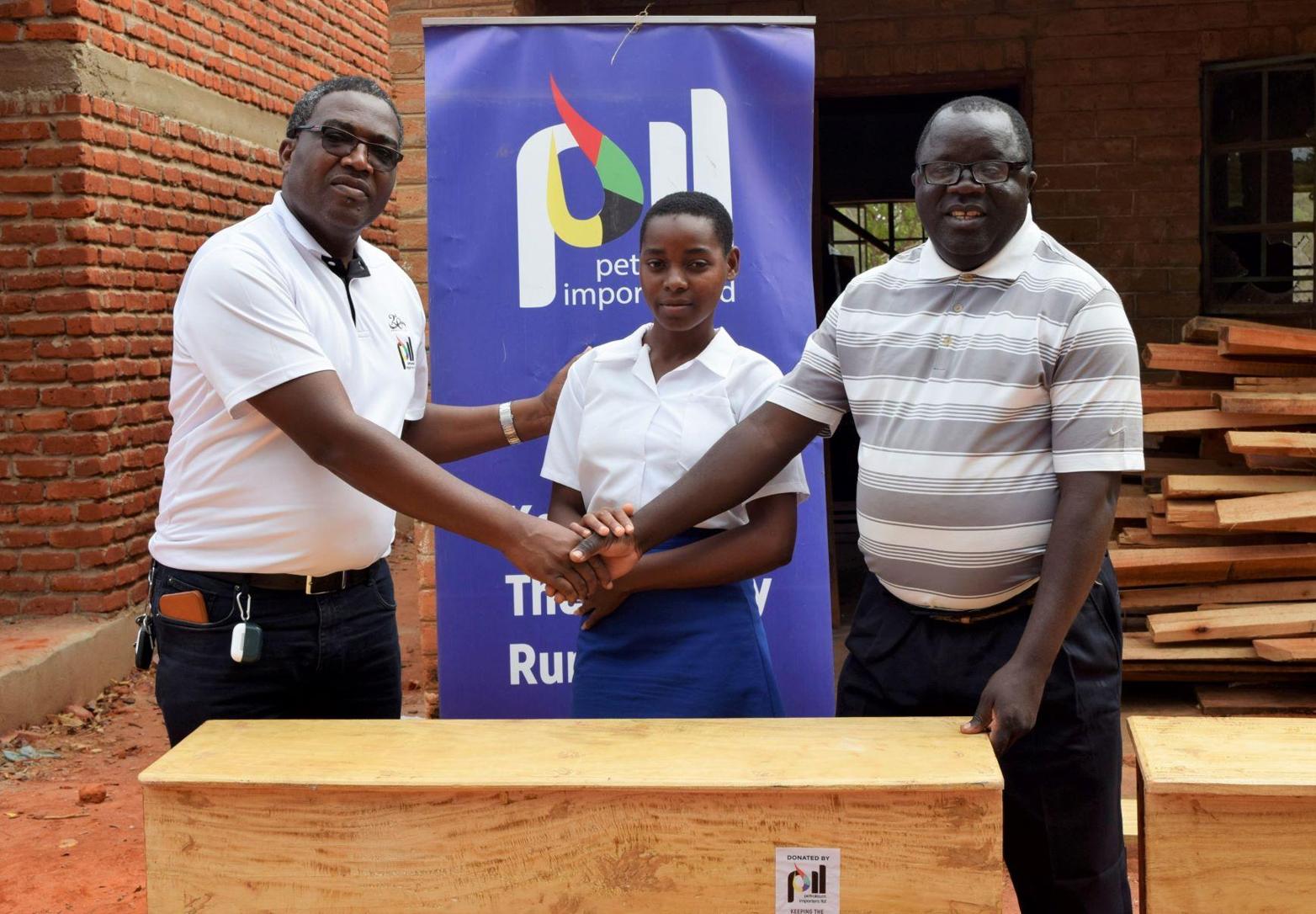 PIL donates desks to Mzimba school