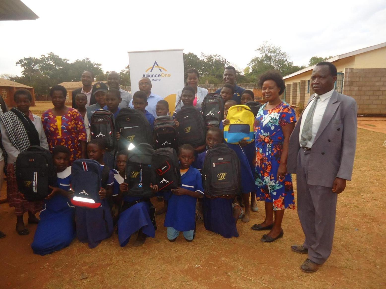Alliance One, Limbe Leaf donate to Mchinji learners Alliance One, Limbe Leaf donate to Mchinji learners