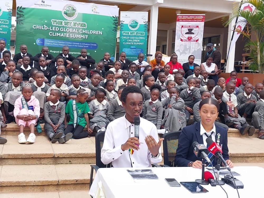 Children call for inclusion in Africa Climate Summit Children call for inclusion in Africa Climate Summit