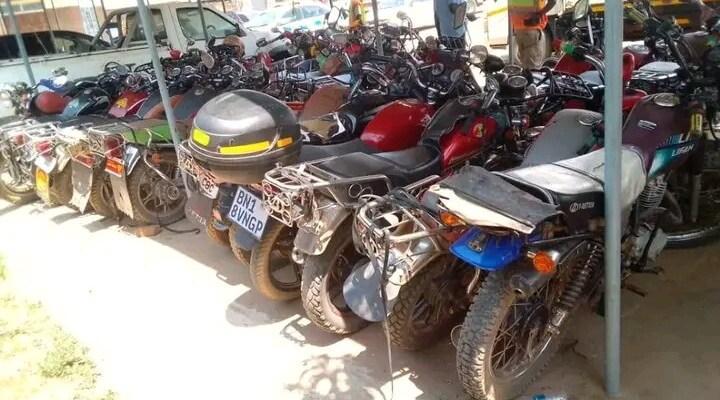 38 motorcycles impounded in Mzuzu