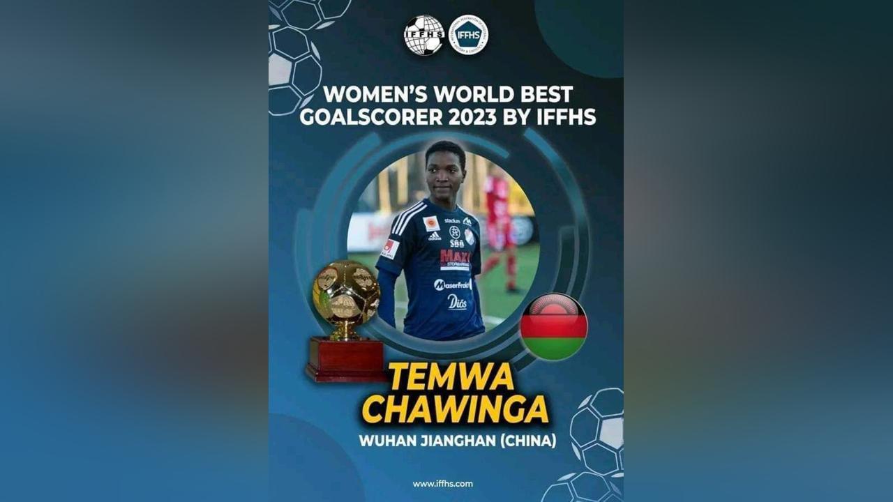 Temwa Chawinga Is 2023 Women Football World Best Goal Scorer - Malawi