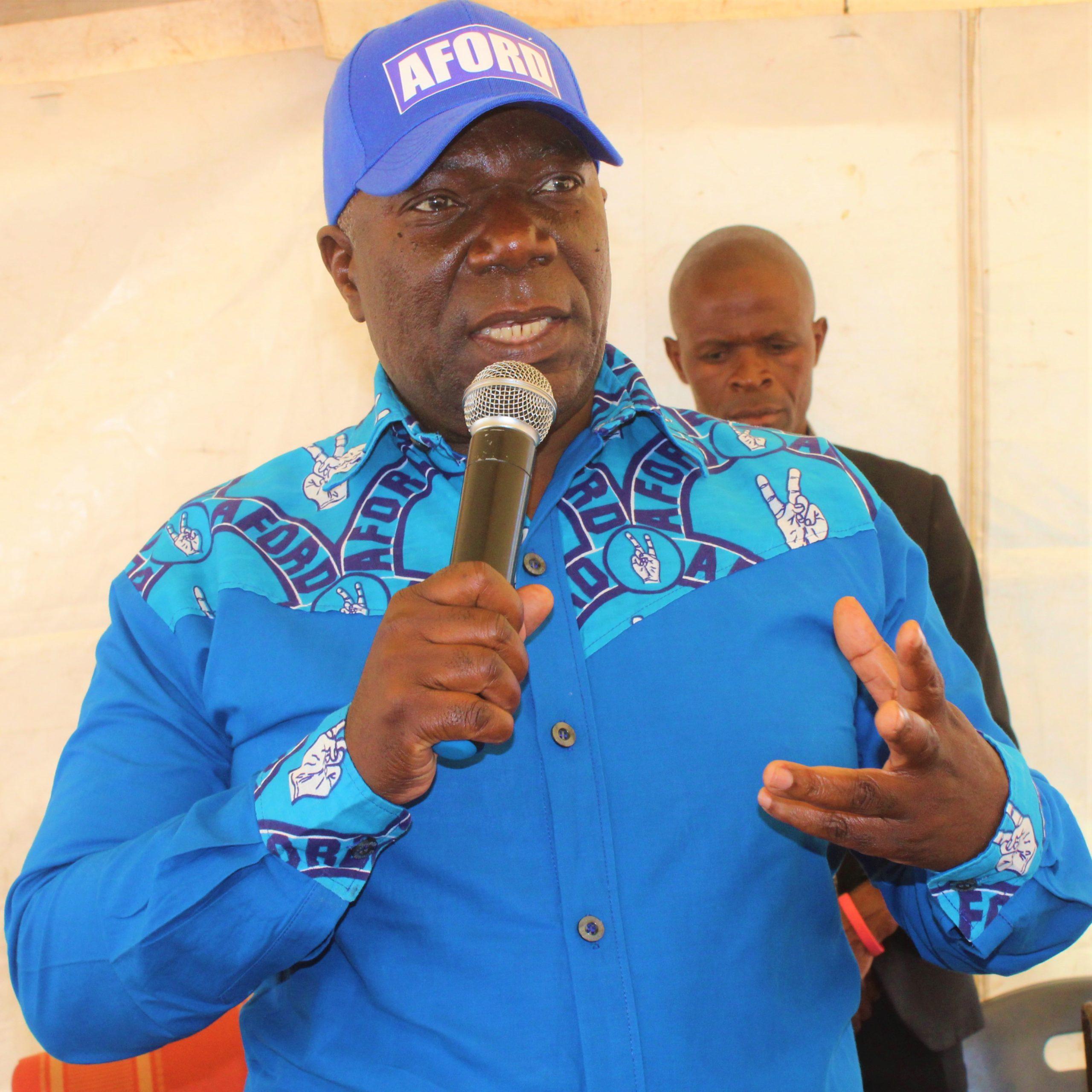 AFORD’s Chihana says NO to having political parties align their manifesto Malawi 2026 Agenda