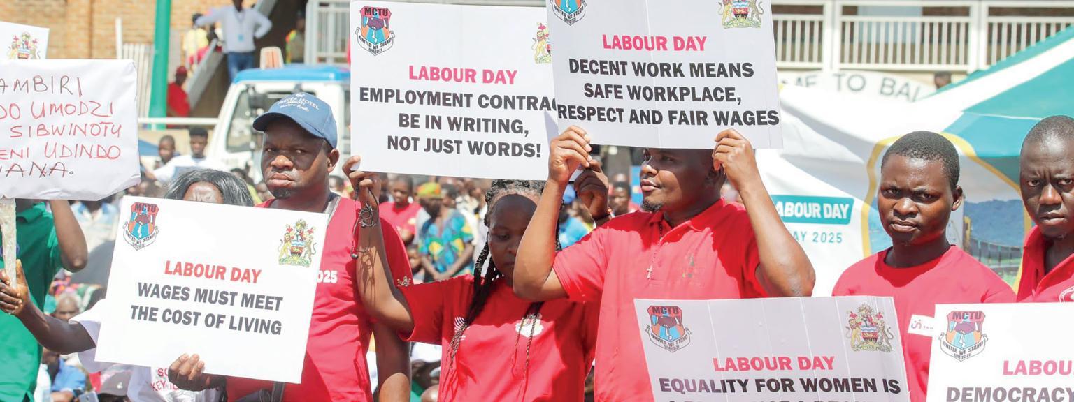 Workers’ Unions Urge Govt to Curb Soaring Prices: Chakwera Promises Action on Minimum Wage and Market Greed Workers’ Unions Urge Govt to Curb Soaring Prices: Chakwera Promises Action on Minimum Wage and Market Greed