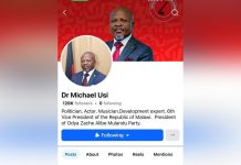 Dr. Michael Usi Warns Against Fake Facebook Page Dr. Michael Usi Warns Against Fake Facebook Page