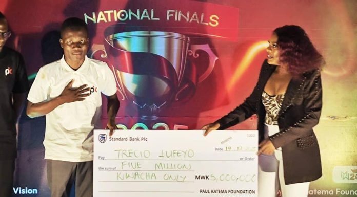 Nkhotakota’s Trecio Lufeyo Wins K5 Million Challenge Nkhotakota's Trecio Lufeyo Wins K5 Million Challenge