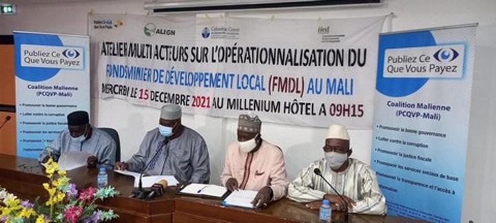 Secteur minier : plaidoyer pour l’opérationnalisation du Fonds Minier de développement Local Secteur minier : plaidoyer pour l’opérationnalisation du Fonds Minier de développement Local