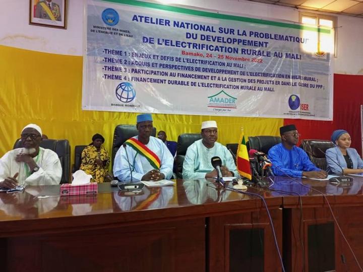 Cadre intersectoriel AMADER-HCC : Le financement durable de l’électrification en milieu rural au cœur d’un atelier Cadre intersectoriel AMADER-HCC : Le financement durable de l’électrification en milieu rural au cœur d’un atelier