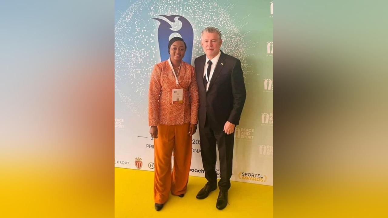 Forum international peace and sport à Monaco : Une participation remarquable de Mme Sy Aminata Makou Traoré ! Forum international peace and sport à Monaco : Une participation remarquable de Mme Sy Aminata Makou Traoré !