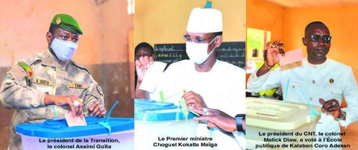 Scrutin référendaire : Le président de la transition appelle à l’union sacrée autour du Mali Scrutin référendaire : Le président de la transition appelle à l’union sacrée autour du Mali