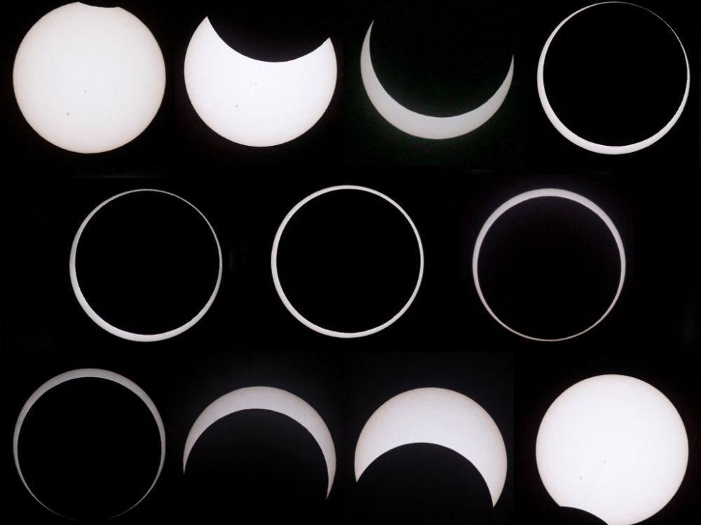 Eclipse annulaire de Soleil découvrez les somptueuses images de l