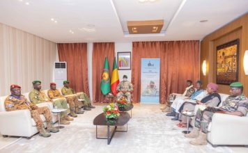 AES : Le Président de la Confédération reçoit les ministres de la Défense des États membres AES : Le Président de la Confédération reçoit les ministres de la Défense des États membres