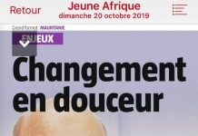 مجلة Jeun Afrique: موريتانيا؛ تغيير ناعم