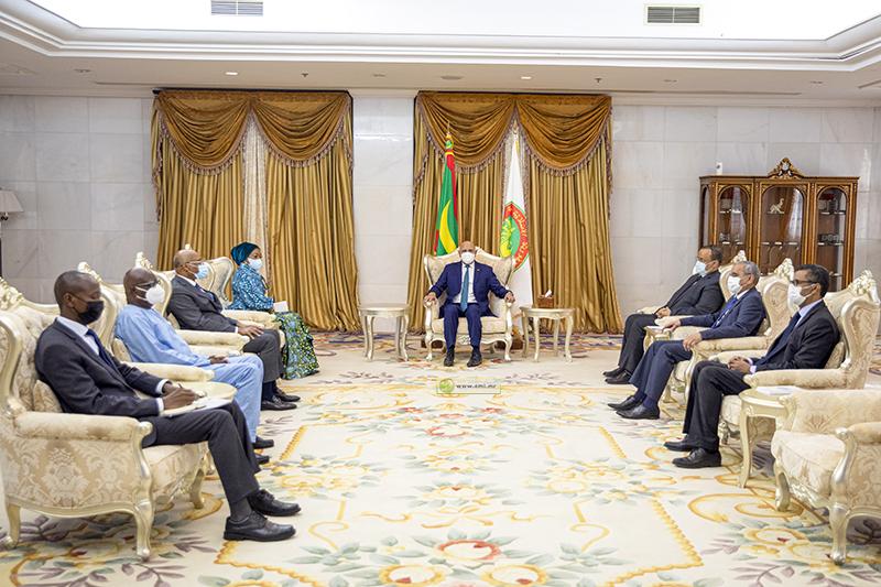 رئيس الجمهورية يستقبل وزيرة الخارجية الغانية