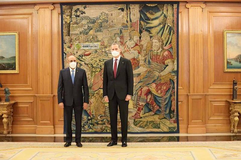 إعلان مشترك بمناسبة زيارة فخامة رئيس الجمهورية السيد محمد ولد الشيخ الغزواني إلى إسبانيا إعلان مشترك بمناسبة زيارة فخامة رئيس الجمهورية السيد محمد ولد الشيخ الغزواني إلى إسبانيا