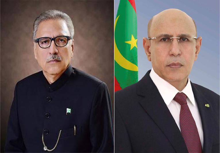 رئيس الجمهورية يجدد للرئيس الباكستاني حرص موريتانيا على تعزيز التعاون بين البلدين رئيس الجمهورية يجدد للرئيس الباكستاني حرص موريتانيا على تعزيز التعاون بين البلدين