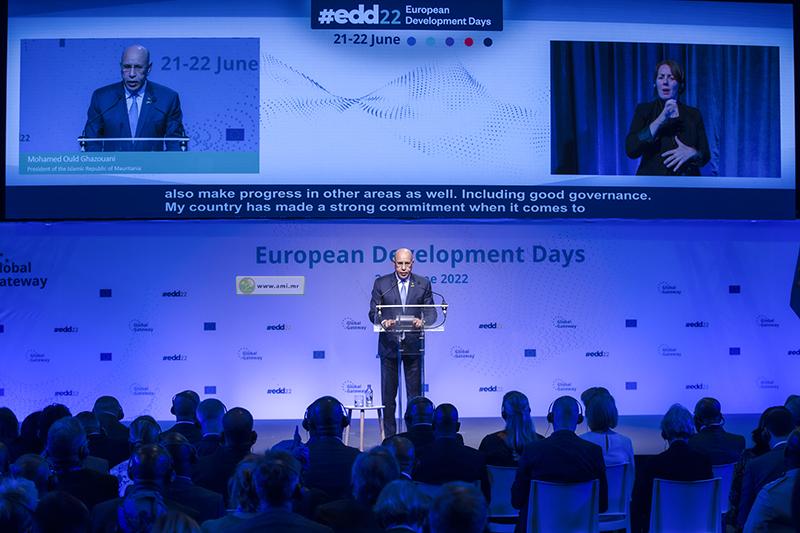 بروكسل: رئيس الجمهورية يثمن الدعم الذي يقدمه الاتحاد الأوروبي لموريتانيا ولدول الساحل بشكل عام بروكسل: رئيس الجمهورية يثمن الدعم الذي يقدمه الاتحاد الأوروبي لموريتانيا ولدول الساحل بشكل عام