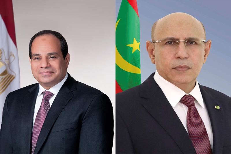 رئيس الجمهورية يجدد للرئيس المصري حرص موريتانيا على تعزيز التعاون بين البلدين الشقيقين رئيس الجمهورية يجدد للرئيس المصري حرص موريتانيا على تعزيز التعاون بين البلدين الشقيقين