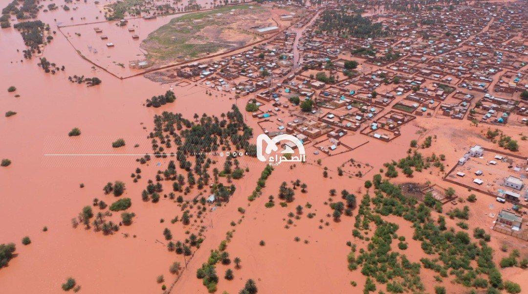 وزارة الداخلية: السيول غمرت 90 بالمائة من مدينة أنبيكه وزارة الداخلية: السيول غمرت 90 بالمائة من مدينة أنبيكه